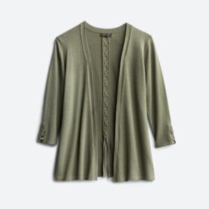 LETY & ME Aubree Back Detail Cardigan